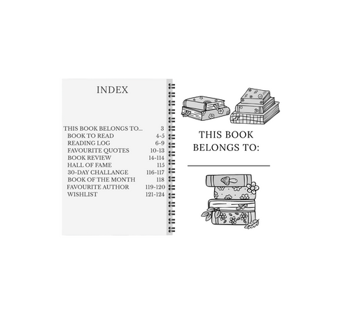 Blue Reading Journal